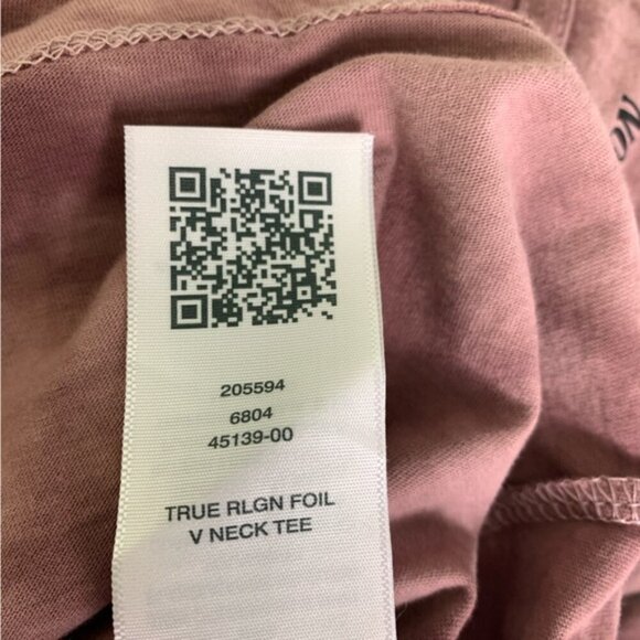 NWT True Religion Womens Tie-Dye Foil V-Neck Tee - Picture 9 of 10